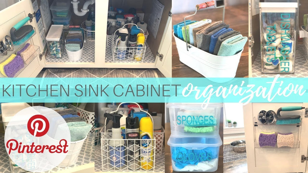 Hey y'all! So, I had a huge mess in my cabinet underneath my kitchen sink where I store all my cleaning products and it was in need of some severe decluttering ...
