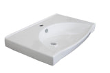 Heavy duty bellaterra home single sink gray wood vanity 27 5