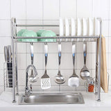 Latest kitchen single sink storage rack dish rack spoon shovel chopsticks storage rack kitchen small items rack