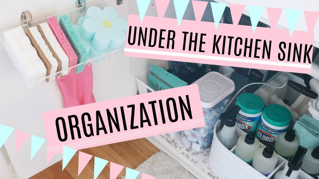 In this video, I show you how to organize under the kitchen sink