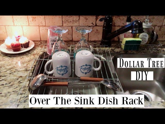 Hello Beauties today's Dollar Tree DIY is an Over The Sink Dish Rack