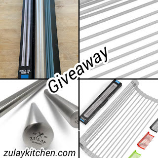Win Professional French Rolling Pin, Multipurpose Roll up sink drying rack #USA #giveaway #kitchen @ZulayKitchen