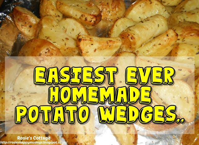 Blogtober Day 3: Easiest Ever Homemade Potato Wedges..