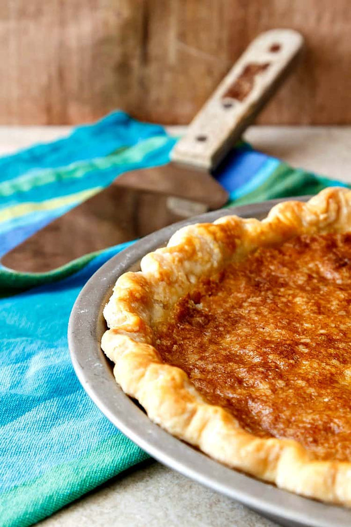 This recipe for old-fashioned vinegar pie will make you feel like one of those hardy pioneer bakers who were able to make something delicious from almost nothing
