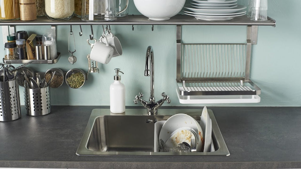 Racks, hooks, shelves, drainers and other accessories can help your sink to stay neater, cleaner and more hygienic