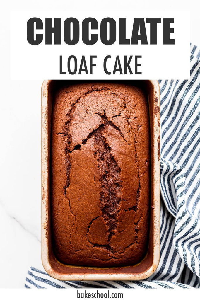 This easy chocolate loaf cake recipe is made with sour cream and cocoa powder for a deeply chocolate flavour with a tender crumb