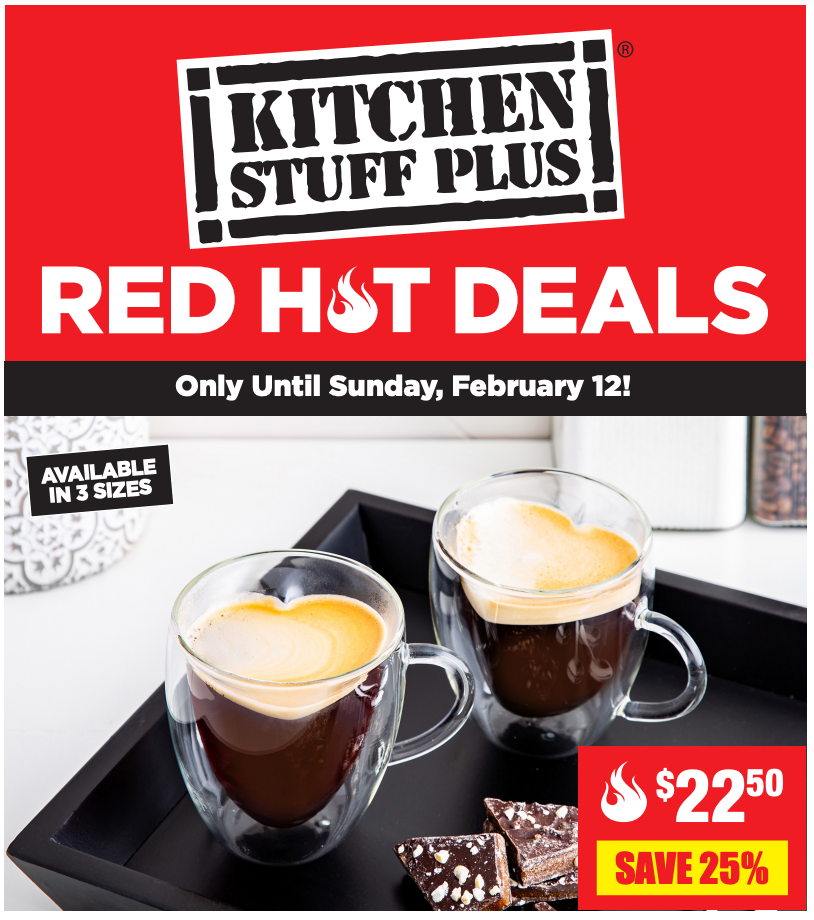 Kitchen Stuff Plus Canada Red Hot Deals: Save 43% on As Seen On TV Elite Power Digital Low Fat Air Fryer + More Offers