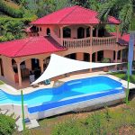 Rainforest Villa and Optional Guest House with Whitewater Ocean Views