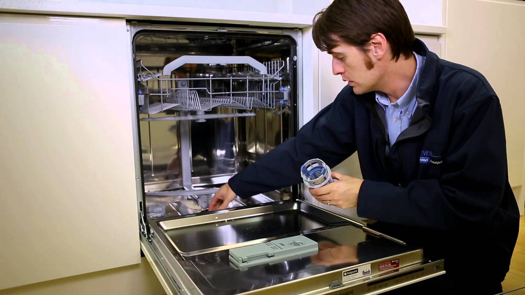 Little Space Clean Inside Of Dishwasher