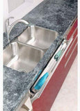 The best rev a shelf 6581 series stainless steel sink front tray 11 5 w x 2 125 d x 3 h