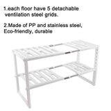 Cheap 2 tier kitchen shelf organizers rack meoket classic korean style adjustable bathroom cabinet shelf organizer stainless steel storage rack expandable under sink organizer white us stock