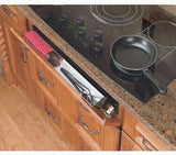 Storage organizer rev a shelf 6581 series stainless steel sink front tray 11 5 w x 2 125 d x 3 h