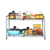 Discover the flagship 2 tiers under sink strainer stainless steel silver expandable cabinet shelf kitchen and bath multipurpose tidy organizer storage rack