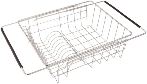 Amazon just manufacturing jedd 1375115 stainless steel adjustable in sink dish rack with extendable arms
